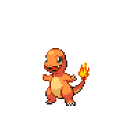 Battler sprite for Charmander