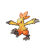 Battler sprite for Combusken