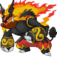 Battler sprite for Emboar