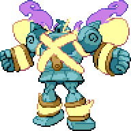 Battler sprite for Golurk