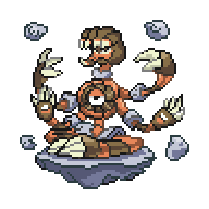 Battler sprite for Barbaracle