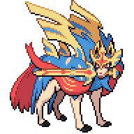Battler sprite for Zacian