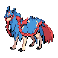 Battler sprite for Zacian