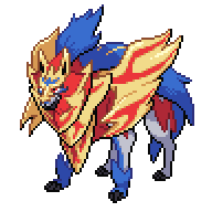 Battler sprite for Zamazenta