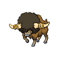 Battler sprite for Bouffalant