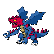 Battler sprite for Druddigon