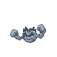 Battler sprite for Geodude