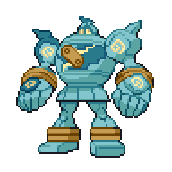 Battler sprite for Golurk