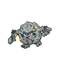 Battler sprite for Graveler