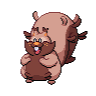 Battler sprite for Greedent