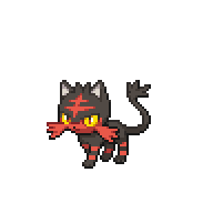 Battler sprite for Litten