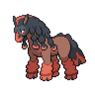 Battler sprite for Mudsdale