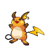 Battler sprite for Raichu