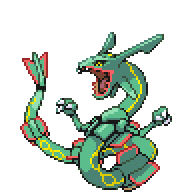 Battler sprite for Rayquaza