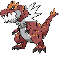 Battler sprite for Tyrantrum