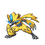 Battler sprite for Zeraora